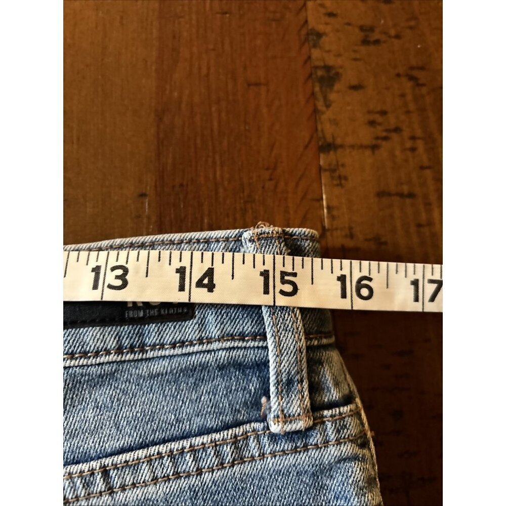 Kut From the Kloth size 8 Jane High Rise blue cutoff denim shorts frayed - Picture 5 of 5